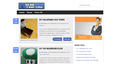 Desktop Screenshot of nerdcrafting.com
